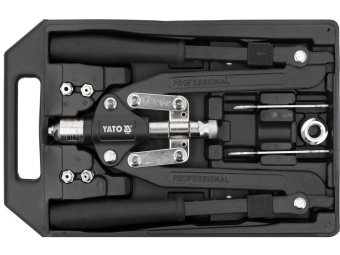 Заклепочник дворучний YATO для нітогайок М4-10 мм і заклепок Ø= 3.2- 6,4мм, L= 300-520 мм [6]