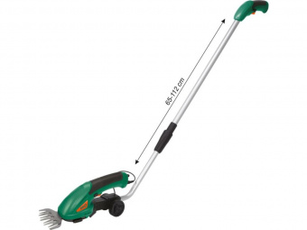 FLO Ножиці до трави і кущів акумул. 3,6В 1500mAh, для стовб Ø≤ 8мм, ніж- 120х90 мм, тримач- 65-120мм