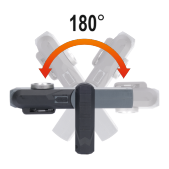 Ліхтар діодний з 3 режимами Vorel акумулят. 3,7 В, 1,5 АГод настільний на шарнірах, 300/300/210 Lm