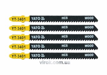 YATO Полотно для електролобзика (дерево-пластик) YATO : L= 100 мм.  | YT-3401