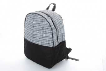 Терморюкзак 27л черно-белый (34*20*40см) СИЛА