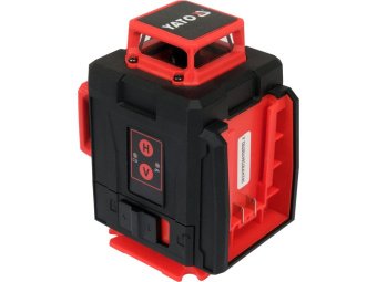 Рівень лазерний на 4-площини зелен пром YATO діап.- 30 м, живл.- 2 Li-Ion акумул 3.7 V, міні-штатив