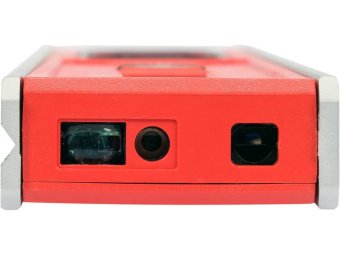 Рівень "TORPEDO" з лазерним дальноміром YATO: L= 230мм. 2 капсули, магніти, лазер- до 20м, акум-300м