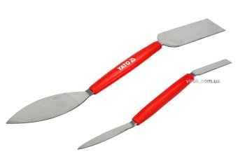 YATO Шпателі штукатурні 2 сторонні YATO, 8 х 192 мм і 26 х 254 мм, 2 шт  | YT-52780