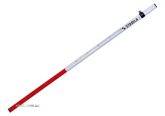 STABILA Рейка нівелірна телескопічна NL 07468 : 0.8-2.4 м для оптичних, лазерних рівнів | 07468