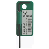 BONDHUS Ключ TORX  9х74мм, Г-образный, CrV сталь, сферич.