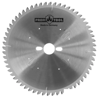 Диск пильный по алюминию 250х3.4х2.8х30 мм, Z=60, форма зуба TFneg, поперечный рез PROFITOOL