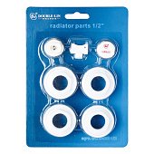 Комплект футорок для підключення радіатора (7 од) 3/4 Double-lin | 78-137