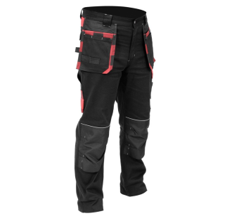 YATO Штани робочі YATO REBAR, розмір S; 14 кишень, 97%- бавовна, 3%-еластан  | YT-79360