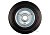 VOREL Колесо з чорної гуми ; Ø= 160 мм, b= 39 мм, навантаж.- 130 кг  | 87455