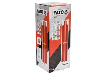 YATO Свердло корончате по каменю, бетону YATO: Ø=182 мм, l=430 мм, з алмазн. пругами, хвостовик- М32