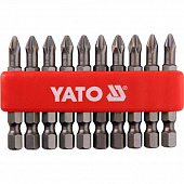 YATO Насадка викруткова YATO : "Philips" PН2 x 50 мм. HEX 1/4". 10 (Уп/Шт.)  | YT-0478