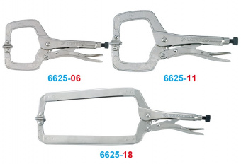 KING TONY Зажим сварочный с шарнирными губками | 6625-11