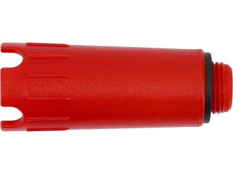 Заглушка монтажна до гідросистем VOREL Ø= 1/2", червона [20]