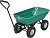 FLO Візок присадибний на 4 колесах з поворотним важілем, корито- 87х 47х 20 см, ручка- 80 см, 150 кг