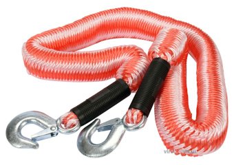 VOREL Трос буксирний, еластичний для навантаження- 3,5 т з гаками  | 82227