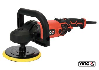 YATO Полірувальна машина мережева YATO : 1400 Вт, диск Ø180 мм, 600-3500 об/хв, кріплення М14  | YT-