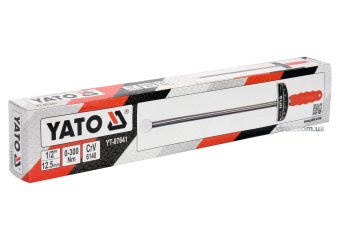 YATO Ключ динамометричний стрілковий YATO : квадрат 1/2", F= 0-300 Нм  | YT-07641