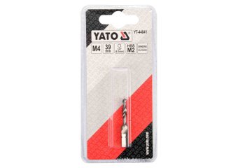 YATO Свердло-мітчик YATO М4 х 0.7 мм, HSS М2, HEX-1/4", l= 39/6 мм  | YT-44841