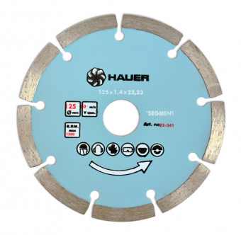 22-840 Алмазний диск "SEGMENT" 115 мм | Hauer