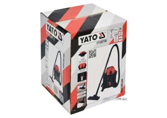 YATO Порохотяг промисловий мережевий YATO : 1400 Вт, збірна ємність- 20 л  | YT-85700