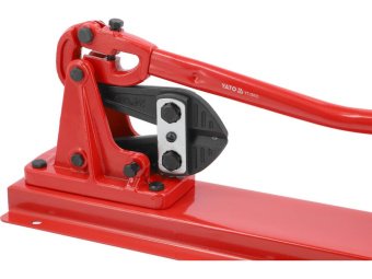 Ножиці до арматури настільні YATO: max Ø= 10 мм, L= 600 мм. підставка 140х 530 мм [2]