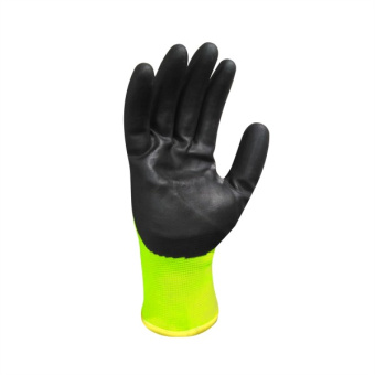 Рукавиці утеплені з нітриловим покриттям КВІТКА PRO Wintergrip Industrial (10"/ XL) (110-1219-10-IND