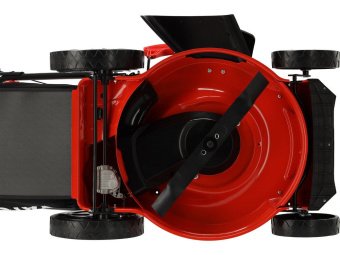 Газонокосарка бензинова YATO з приводом: 3,5кВт, ширина різання: Ø= 51 см, травозбірник- 62л