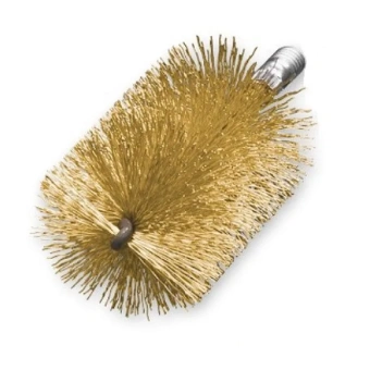 Щетка котельная 30х80х100х160мм с наружной резьбой 1/2, стальная проволока прямоугольное LESSMANN