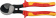 YATO Ножиці для кабелю YATO : Ø=8 мм, l=250 мм з діелек. ізольов. ручками 1000В  | YT-21141