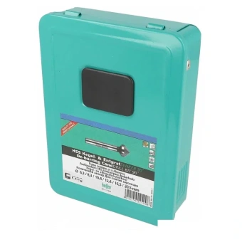 Набор конических зенкеров HELLER HSS 6.3/8.3/10.4/12.4/16.5/20.5 мм 6 шт. (22590)