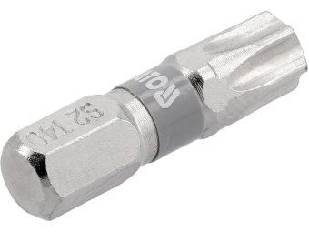 Насадка викруткова YATO TORX T40 х 25 мм. HEX 1/4", покрита нікелем, 2 шт.[10]