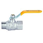 Кран латунний шаровий газовий 3/4 різьба В/З ручка Double-lin | 78-147