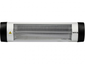 YATO Обігрівач інфрачервоний кварцовий YATO, ел.-мереж- 230 В, 2000 Вт, діапазон- 12-18м²  | YT-9953