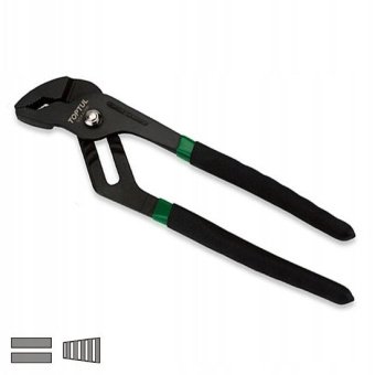 Клещи трубные переставные TOPTUL 10" 240mm DDAA1210