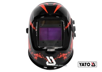 YATO Маска зварювальника YATO з автозатемнювальним світлофільтром, 100 х 60 мм  | YT-73926
