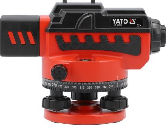 Нівелір опт авто-налаш. з штатив і рейко YATO об'єкт Ø= 38мм, крат- 32Х радіу- 0,5-50м точн- 1мм/30м