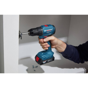 Акумуляторний дриль-шуруповерт Bosch GSR 185-LI Professional (18 В, 2х2 А*год, 50 Н*м) (06019K3000)