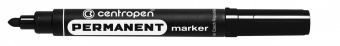 Centropen маркер перманентный спиртовой 2,5 мм черный