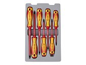 KING TONY Набор отверток, диэлектрические, 7 предметов, ( с отвертками PH) | 30617MR