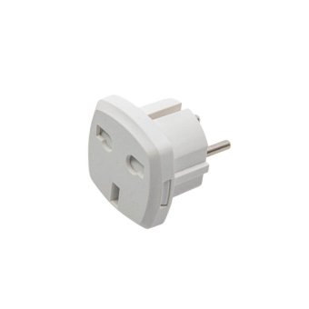 Вилка-перехідник електромережева "Британський стандарт" ТМ VIROK 10А/250V