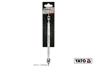 YATO Ключ TORX 2-сторонній на шарнірах YATO : Т15 х Т20, L= 202 мм, Cr-V (DW) | YT-05311