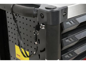 Шафа з інструментами YATO, на колесах, 7 шуфляд, 977x 725x 480 мм, набір 157 елем.