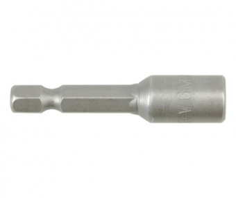 YATO Насадка торцева магнітна 6-гранна YATO : HEX М6 x 48 мм. HEX Ø= 1/4"  | YT-1501