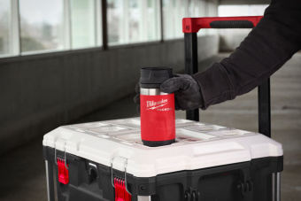 MILWAUKEE Термочашка PACKOUT Sip Lid, 355мл красная | 4932498977