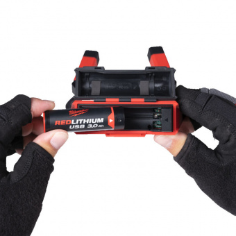 MILWAUKEE Ліхтар світлодіодний акумуляторнийз кріпленням на шию, L4 NL400-301 | 4933479898