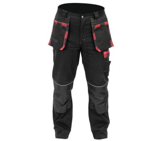 YATO Штани робочі YATO REBAR, розмір L/XL; 14 кишень, 97%- бавовна, 3%-еластан  | YT-79363