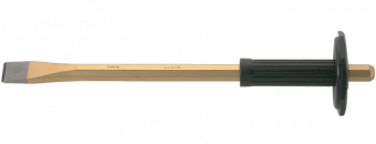 BAHCO 3736MH-300 Зубило по бетону плоское 300х26 мм с фартуком для защиты; полированная CrV сталь.