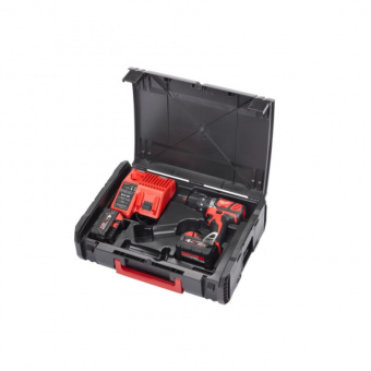 MILWAUKEE Дрель-шуруповерт аккумуляторная ударная M18BPD-402X крут мом. 60Нм | 4933446192