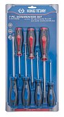 KING TONY Набор отверток 7 предметов. #14A1+14A2 | 30107AMRB